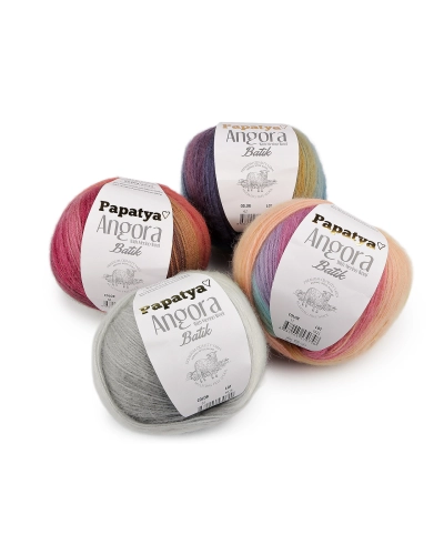 Pletací příze Papatya Angora Batik 100 g - 1 ks | Mimib