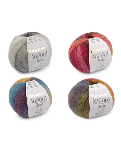 Pletací příze Papatya Angora Batik 100 g - 1 ks | Mimib