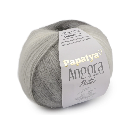 Pletací příze Papatya Angora Batik 100 g - 1 ks | Mimib