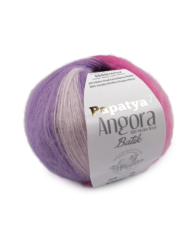 Pletací příze Papatya Angora Batik 100 g - 1 ks | Mimib