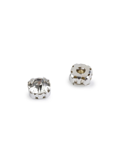 Našívací šatony / štras v pouzdře / kotlíku Ø6, 7, 8 mm - 10 ks | Mimib