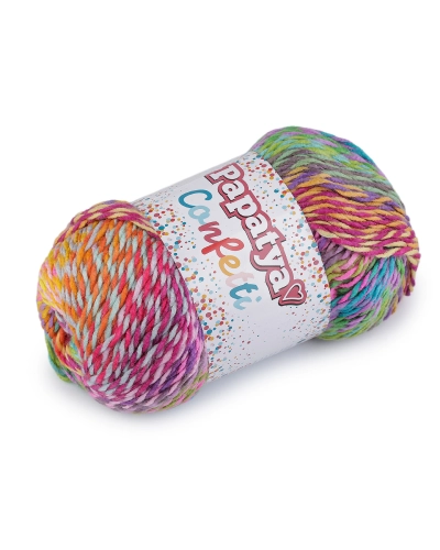 Pletací příze Papatya Confetti 100 g - 1 ks | Mimib