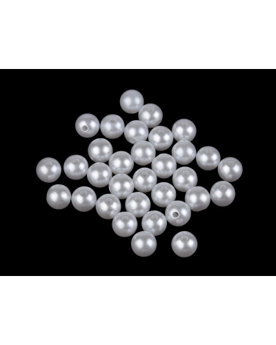 Plastové korálky Ø6, 8, 10, 12 mm dekorační - 30 g | Mimib