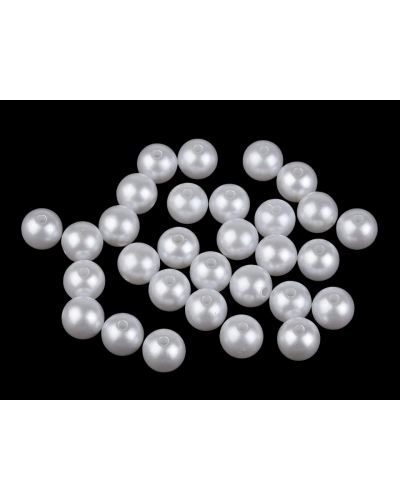 Plastové korálky Ø6, 8, 10, 12 mm dekorační - 30 g | Mimib