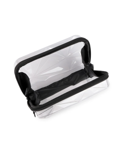 Transparentná škrupinová kabelka / puzdro crossbody 18x11 cm - 1 ks | Mimib