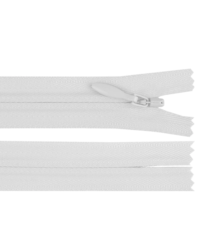 Špirálový zips skrytý YKK No 4 dĺžka 65 cm - 1 ks | Mimib