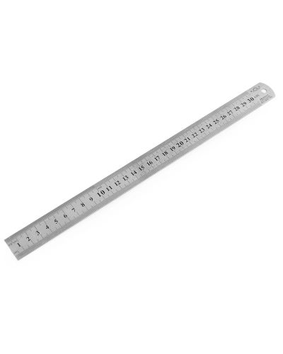 Kovové pravítko dĺžka 30 cm - 1 ks | Mimib