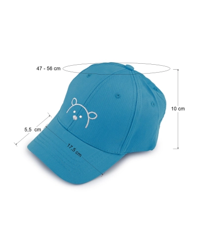 Detská bavlnená šiltovka s výšivkou - 1 ks | Mimib