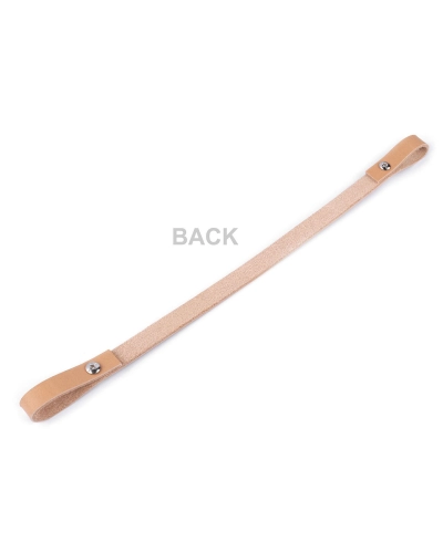 Kožené ucho na kabelku šírka 1 cm dĺžka 30 cm - 1 ks | Mimib