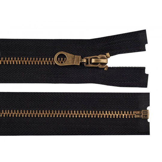Staromosazný zip No 5 délka 50 cm bundový | Mimib