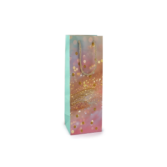 Darčeková taška na fľašu 12x35 cm - 1 ks | Mimib