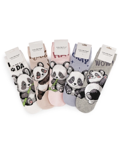 Bavlnené ponožky Panda - 1 pár | Mimib