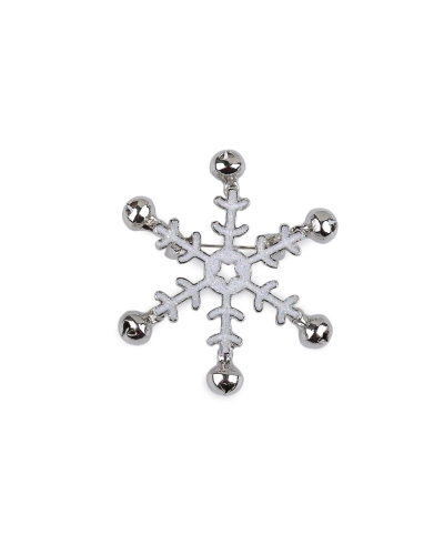Brošňa s brúsenými kamienkami mačka, darček, vločka, rukavice, venček - 1 ks | Mimib
