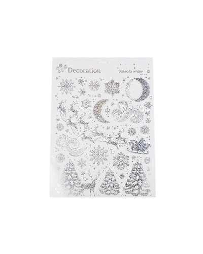 Vianočné okenné fólie samolepiace - 1 kar. | Mimib
