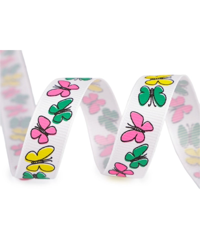 Rypsová stuha motýle šírka 15 mm - 22.5 m | Mimib
