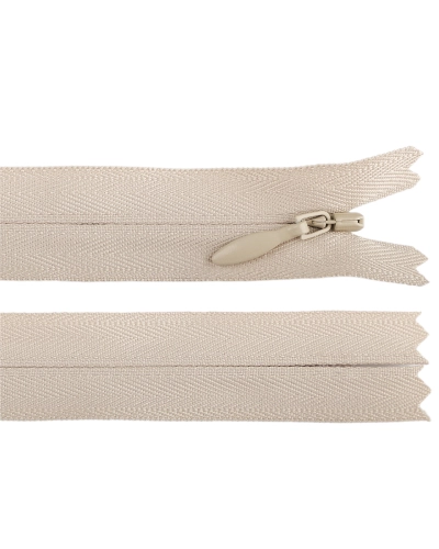 Špirálový zips skrytý YKK No 4 dĺžka 40 cm - 1 ks | Mimib
