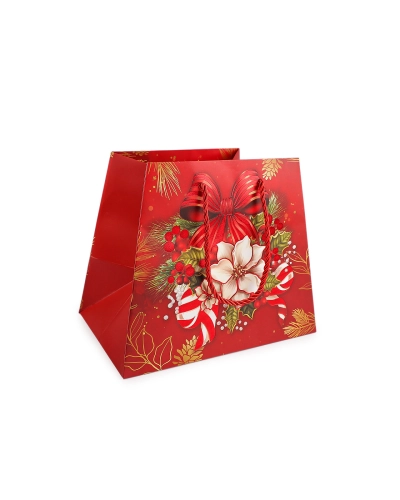 Vianočná darčeková taška 21x17,5 cm - 1 ks | Mimib