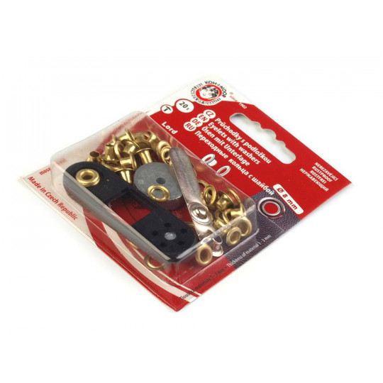 Průchodky s podložkou vnitřní Ø4 mm / vnější Ø8 mm | Mimib