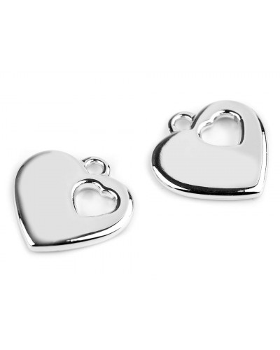 Přívěsek srdce 24x24 mm | Mimib