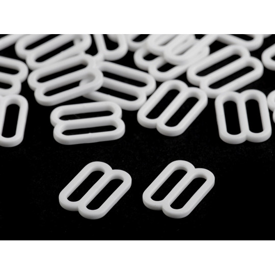 Posunovač a kroužek na prádlo šíře 12 mm plastový | Mimib