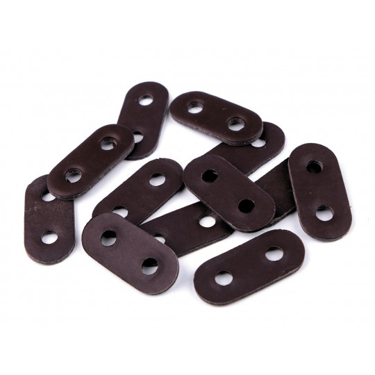 Brzdičky z eko kůže 16x34 mm | Mimib