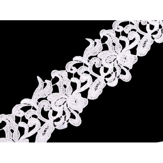 Vyšívaná krajka šíře 70-75 mm | Mimib