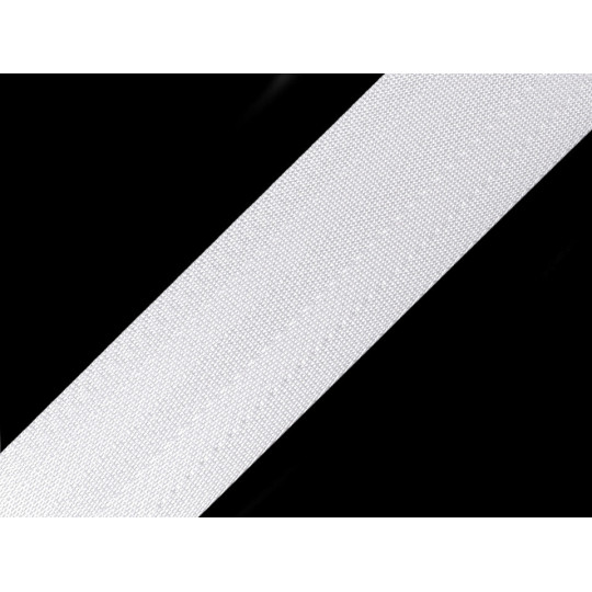 Hladký oboustranný popruh s leskem šíře 38 mm | Mimib