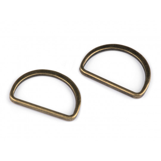 Polokroužek na textilní pásky šíře 30 mm plochý | Mimib