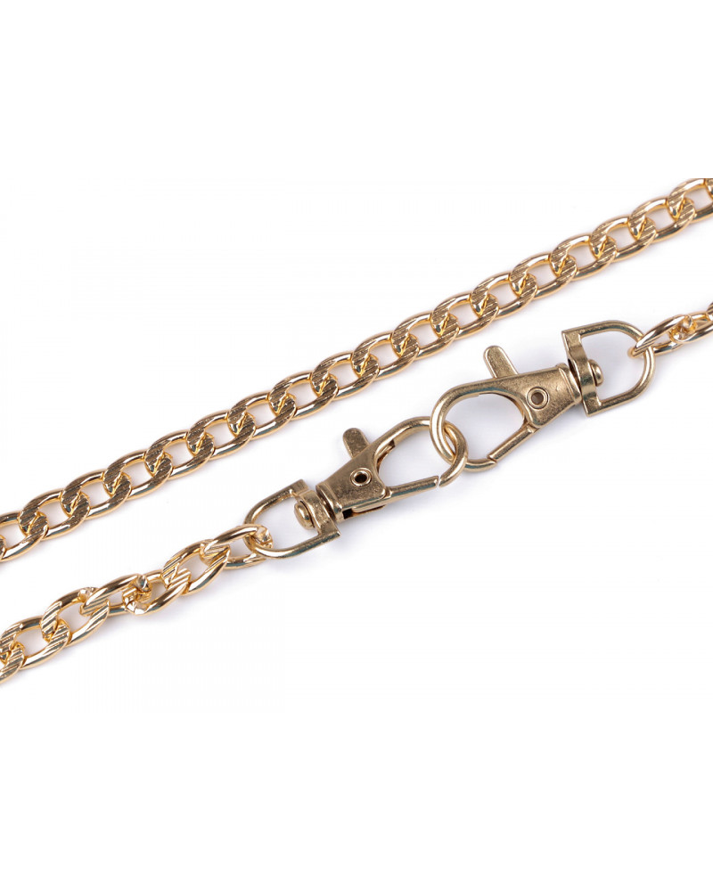 Řetízek na kabelky s reliéfem, s karabinou délka 120 cm | Mimib