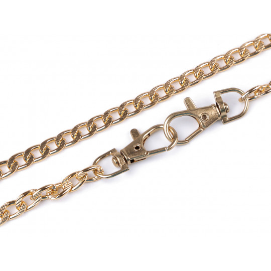 Řetízek na kabelky s reliéfem, s karabinou délka 120 cm | Mimib