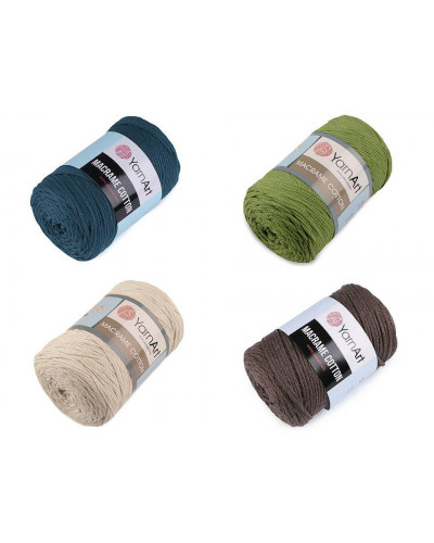 Pletací příze Macrame Cotton 250 g | Mimib