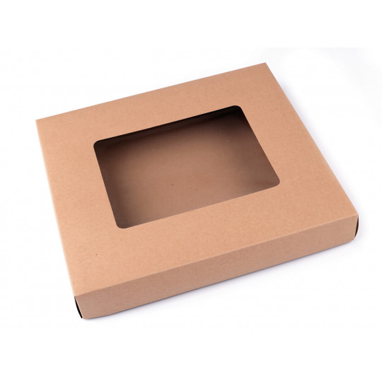 Papírová krabice s průhledem | Mimib