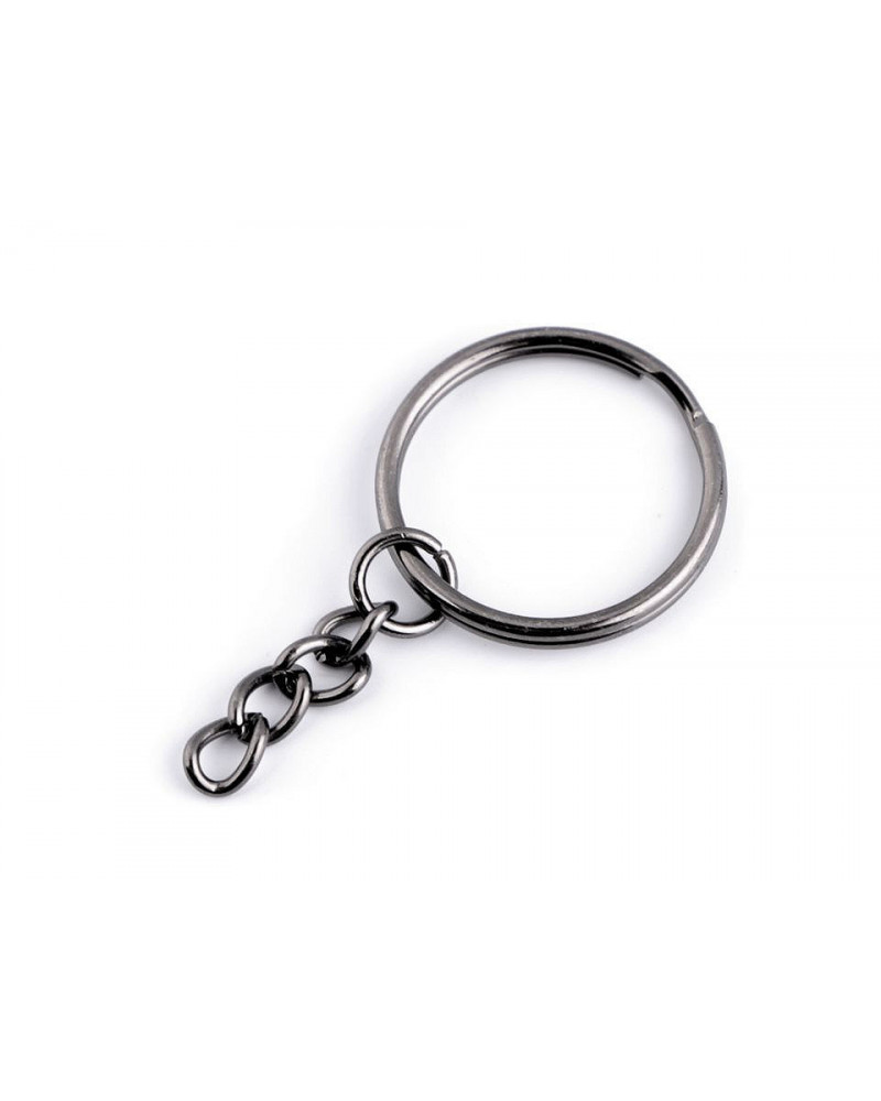 Kroužek na klíče Ø25 mm s řetízkem | Mimib