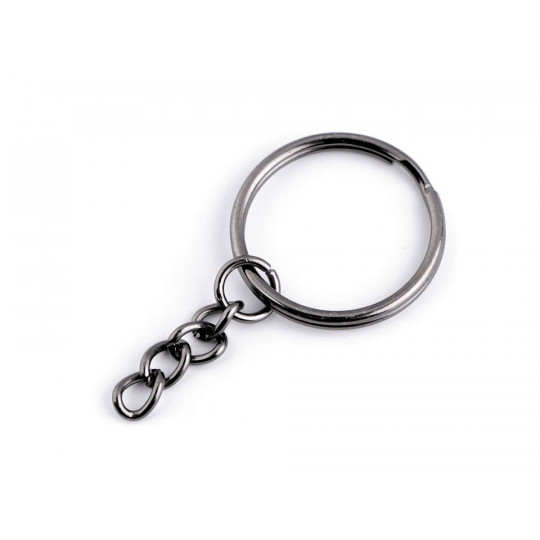 Kroužek na klíče Ø25 mm s řetízkem | Mimib