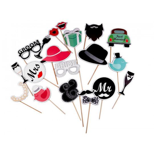 Párty rekvizity do fotokoutku | Mimib