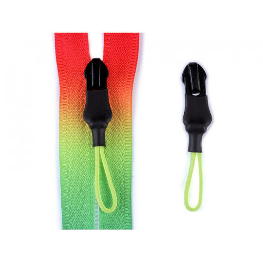 Jezdec ke spirálovým duhovým zipům skrytým No 5 | Mimib