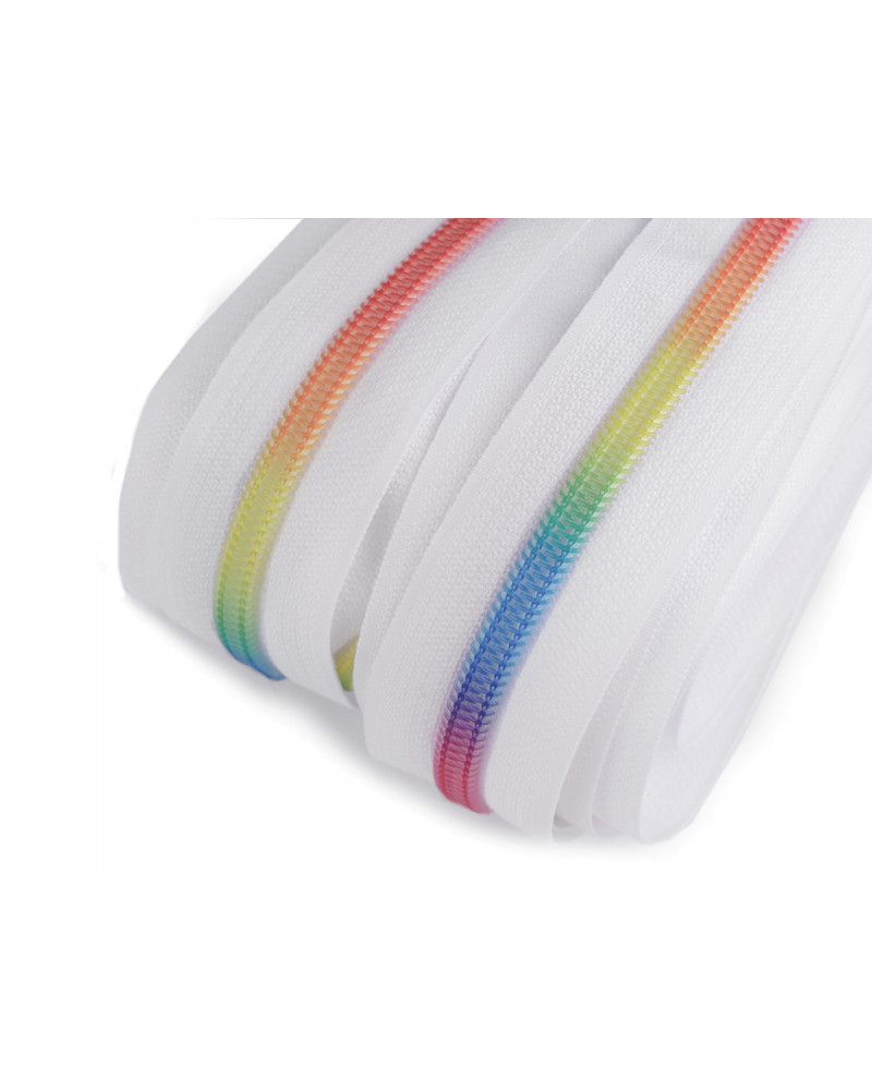 Duhový zip spirálový No 5 metráž | Mimib