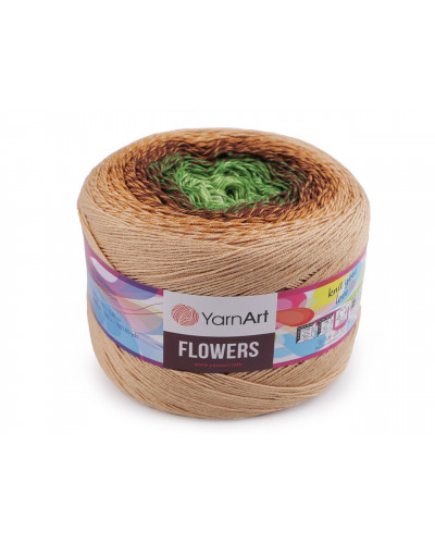 Pletací příze Flowers 250 g | Mimib