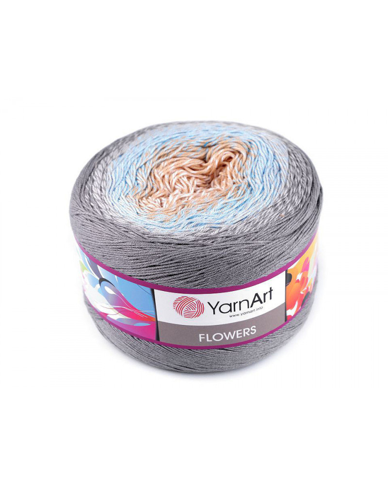 Pletací příze Flowers 250 g | Mimib