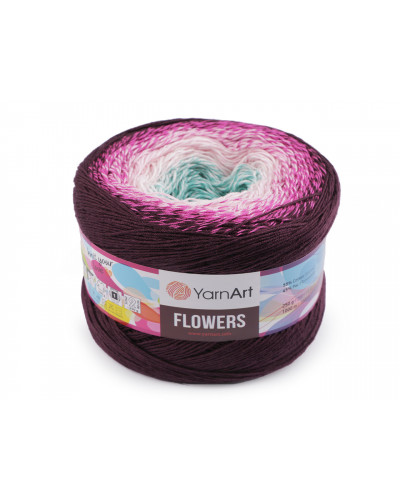 Pletací příze Flowers 250 g | Mimib