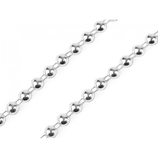 Perlový řetěz - půlperle Ø8 mm vánoční | Mimib