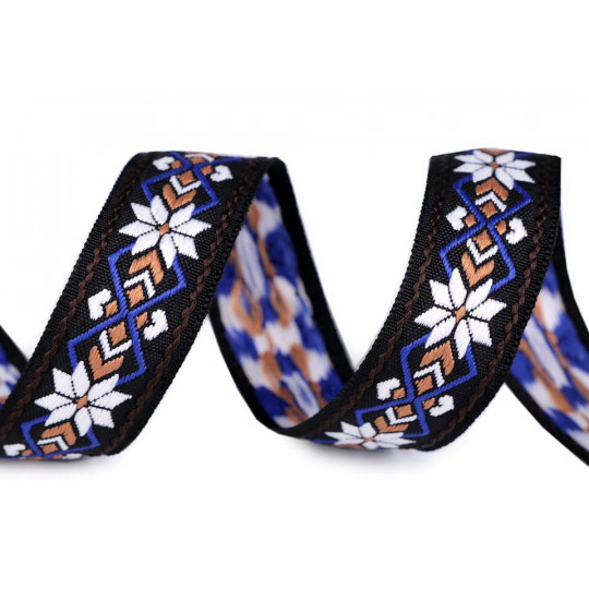 Prýmek / vzorovka indiánský motiv šíře 24 mm | Mimib