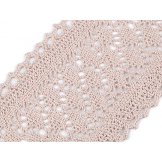 Krajka / vsadka paličkovaná šíře 10 cm | Mimib