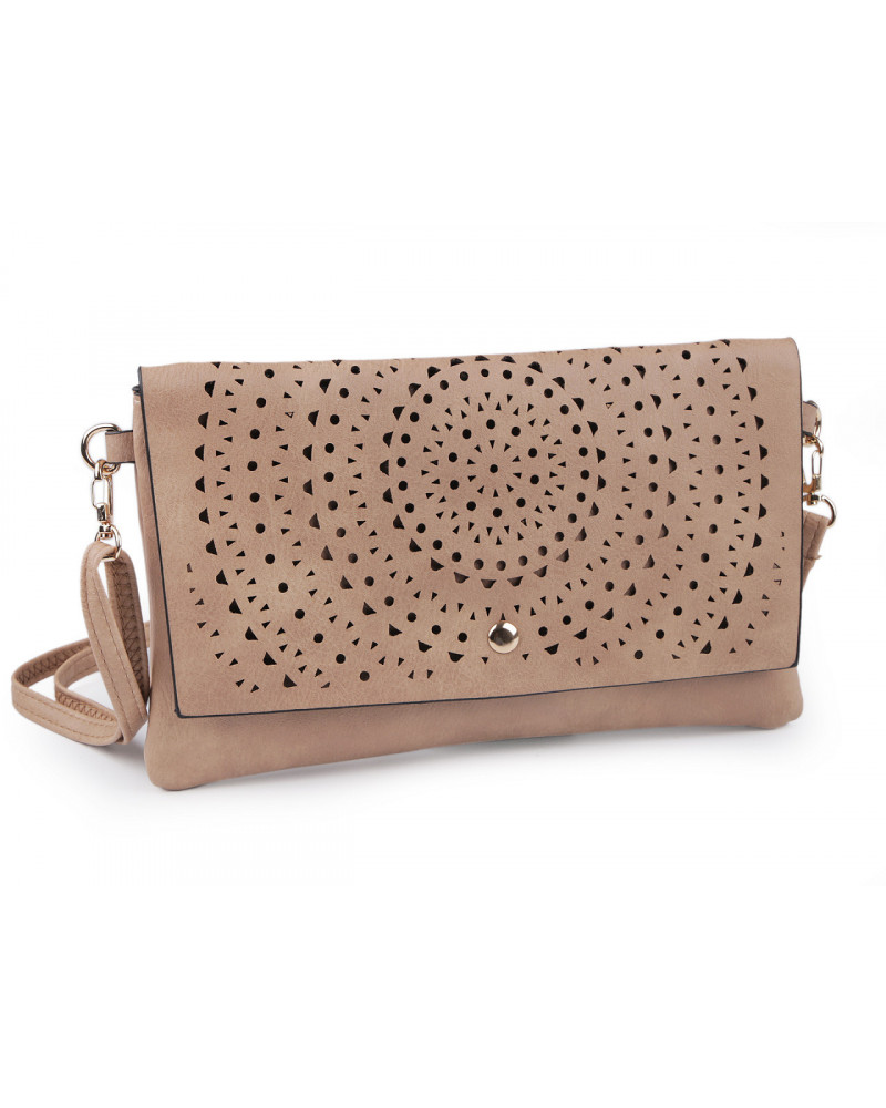 Kabelka s vysekávaným vzorem 16x26 cm | Mimib