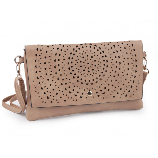 Kabelka s vysekávaným vzorem 16x26 cm | Mimib