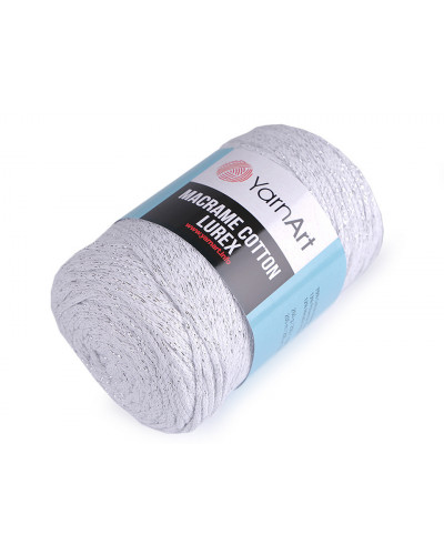 Pletací příze Macrame Cotton lurex 250 g | Mimib