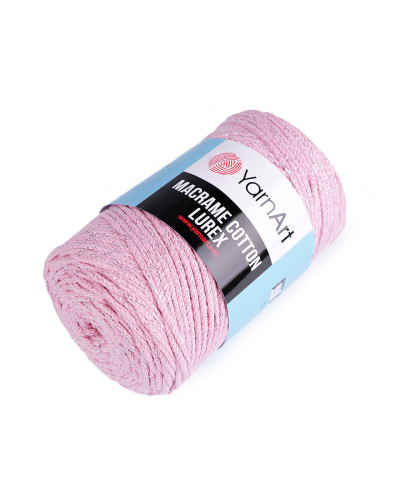 Pletací příze Macrame Cotton lurex 250 g | Mimib