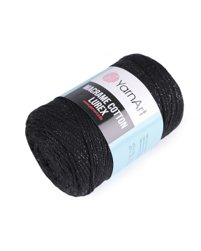 Pletací příze Macrame Cotton lurex 250 g | Mimib