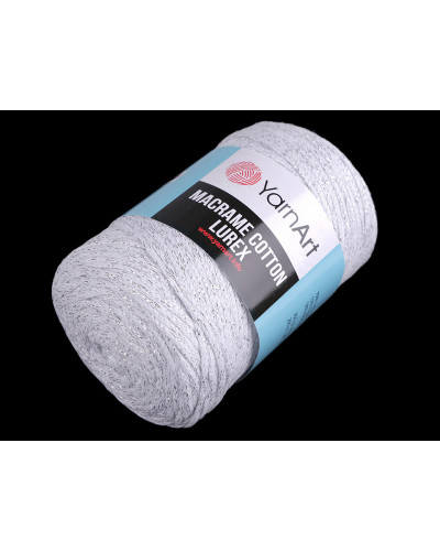 Pletací příze Macrame Cotton lurex 250 g | Mimib