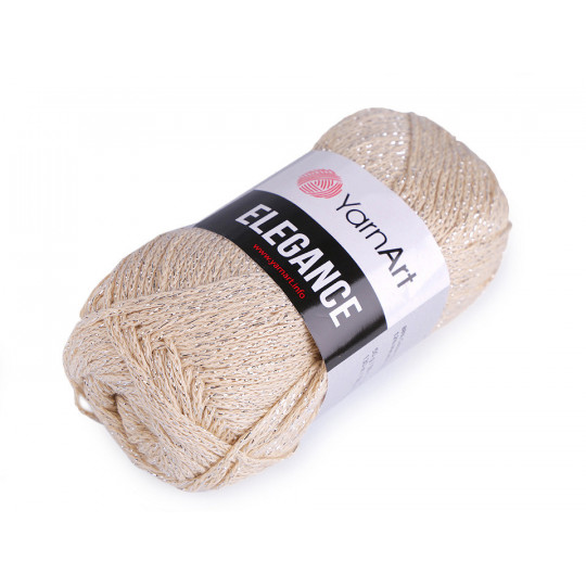 Pletací příze Elegance lurex 50 g | Mimib